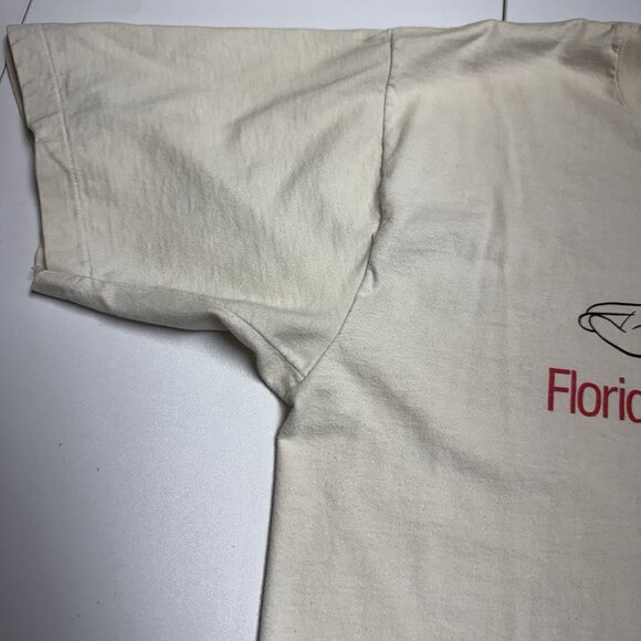 Vintag 80s Walt Disney World Resort Florida T Shirt XL 20.5x25.5 White USA - Picture 5 of 14